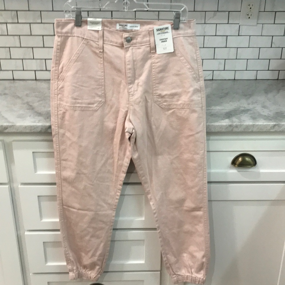 New Levi Jeans‎ Womens 29 Pink Everyday Jogger Pants Size 8 Boho Casual